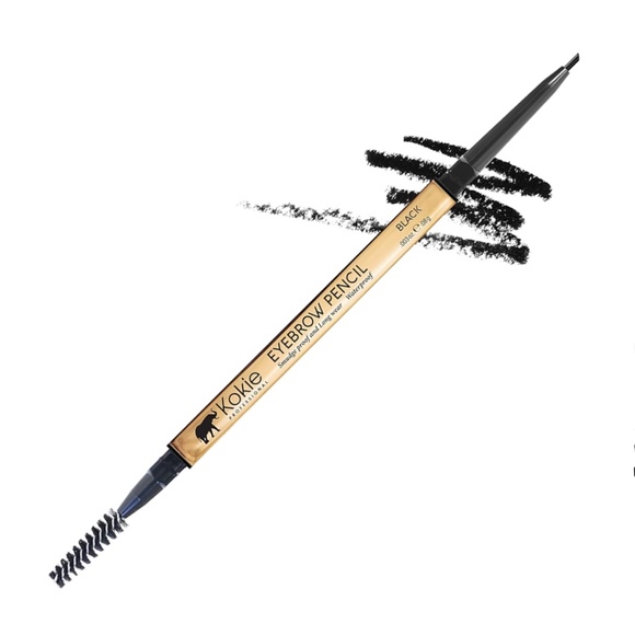 BLACK GB261 Kokie Professional Brow Liner Dual-Ended Waterproof Pencil New - Picture 2 of 2